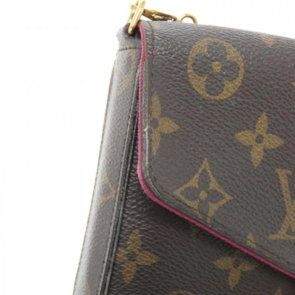 LOUIS VUITTON Brown Monogram Pochette Shoulder Bag - Picture 6 of 10